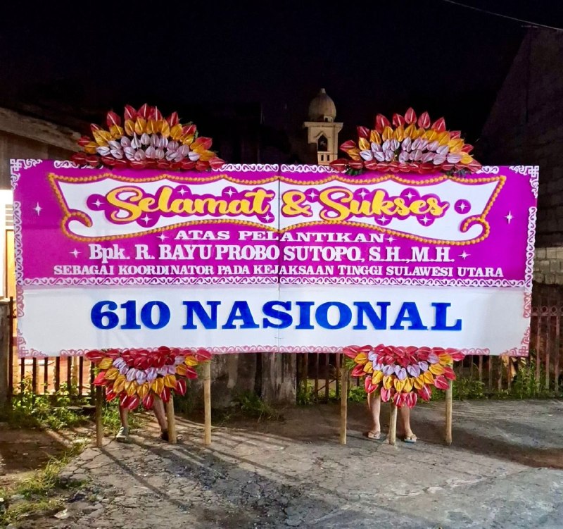 Grand Opening - Bunga Papan Manado