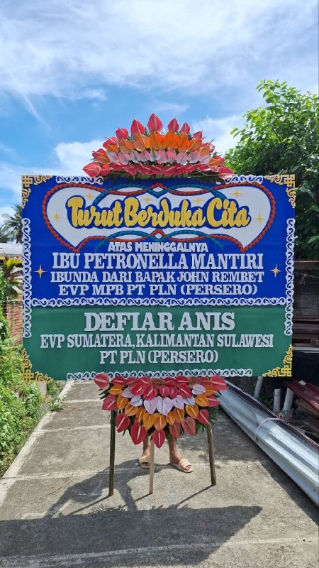 Papan bunga premium manado